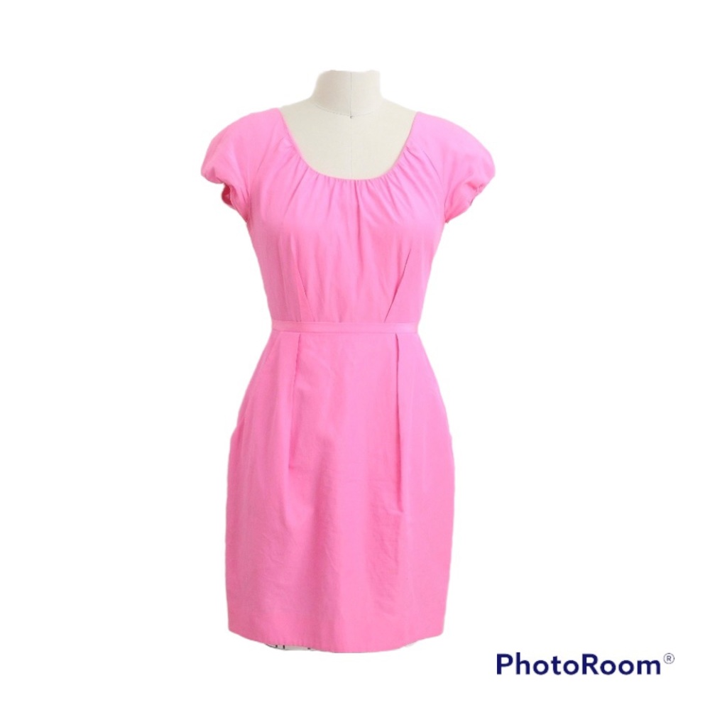 NEW J.Crew Bright Pink Silk Dress